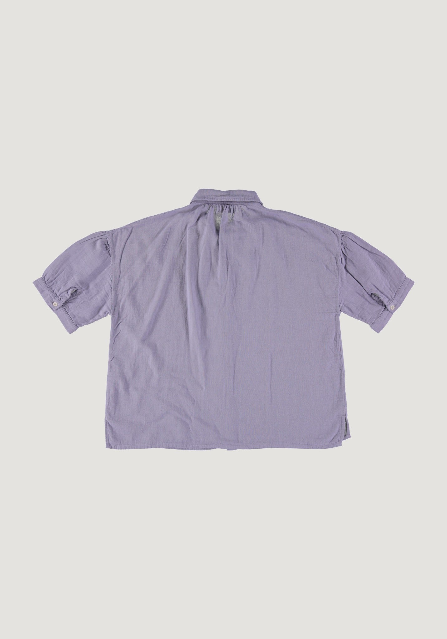 Cămașă femei din muselină dublă de bumbac - Neotine Lavender Gray