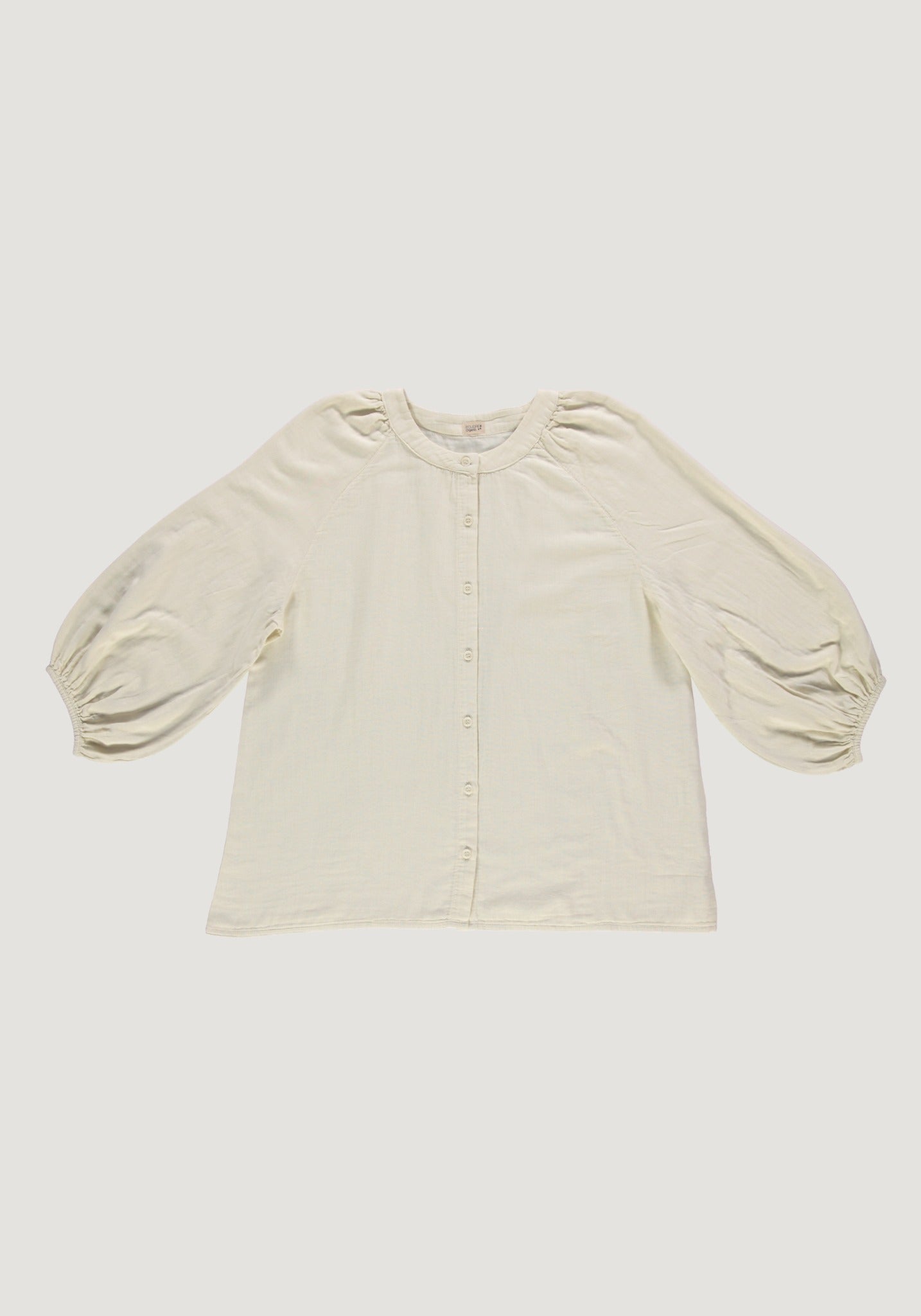 Cămașă femei din muselină dublă de bumbac - Onagre Almond Milk Poudre Organic HipHip.ro