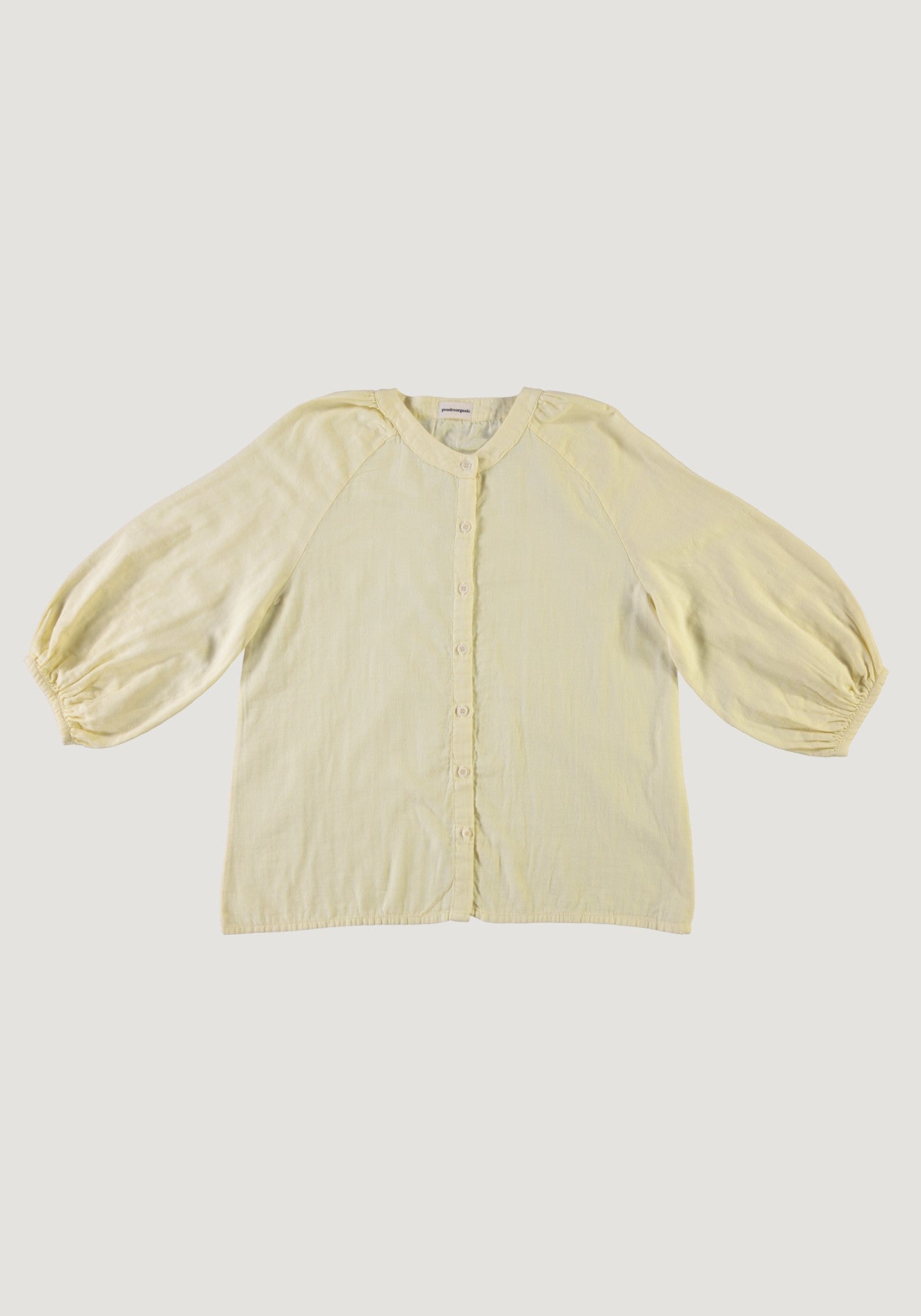 Cămașă femei din muselină dublă de bumbac - Onagre Pastel Yellow