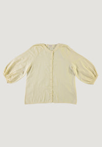 Cămașă femei din muselină dublă de bumbac - Onagre Pastel Yellow