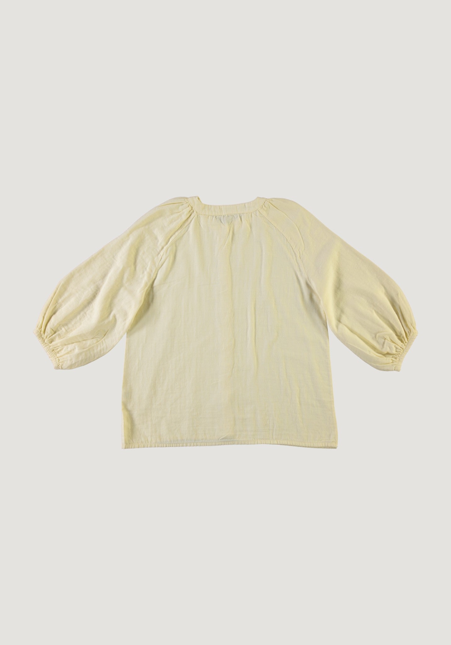Cămașă femei din muselină dublă de bumbac - Onagre Pastel Yellow