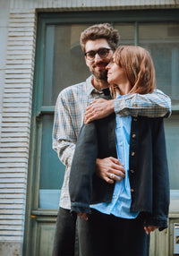 Cămașă bărbați din flanel de bumbac - Camisa Carreaux