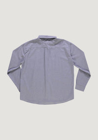 Cămașă bărbați din flanel de bumbac - Camisa Bleu Ciel