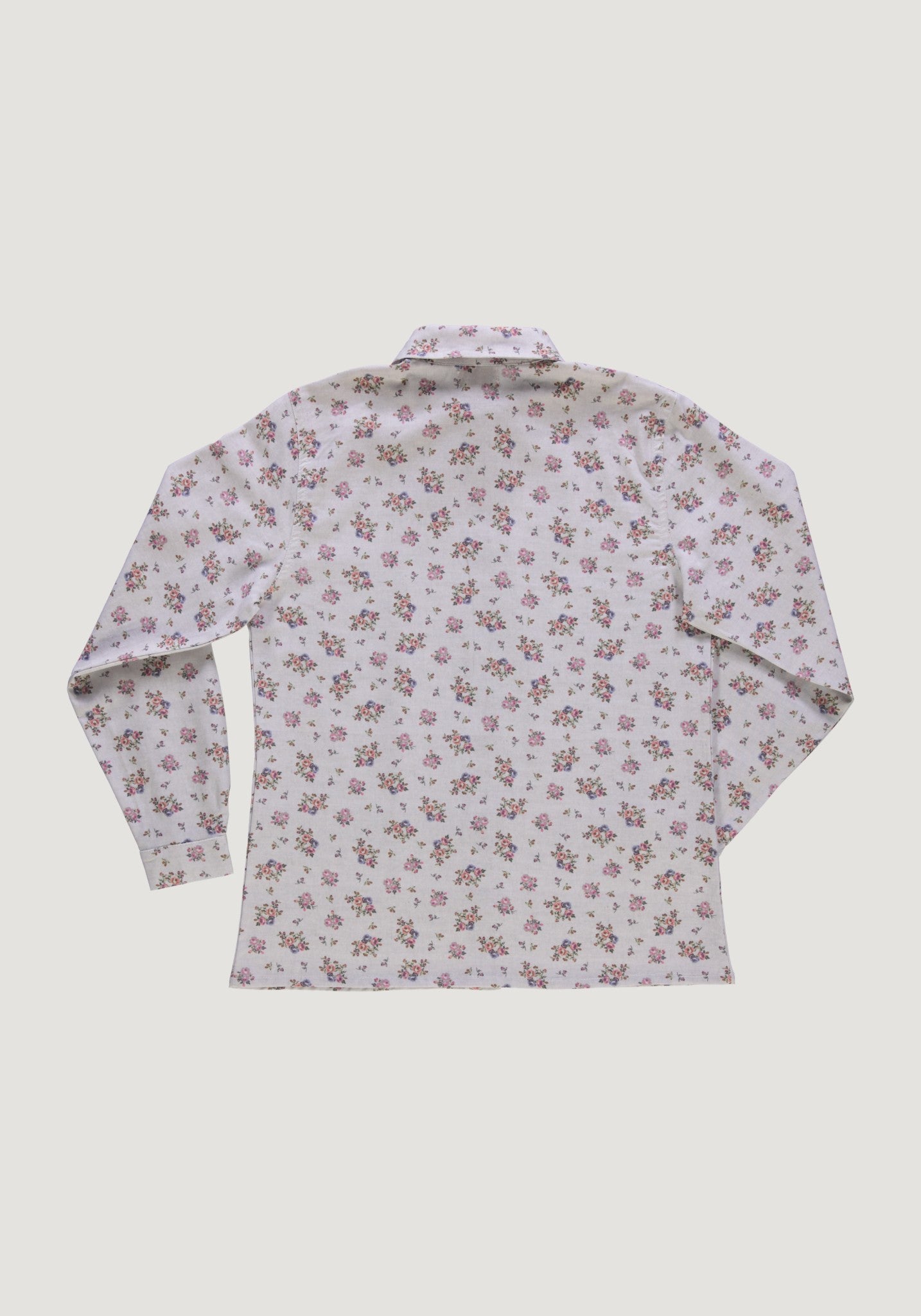 Cămașă femei din flanel de bumbac - Capucine Rose Gris Motif