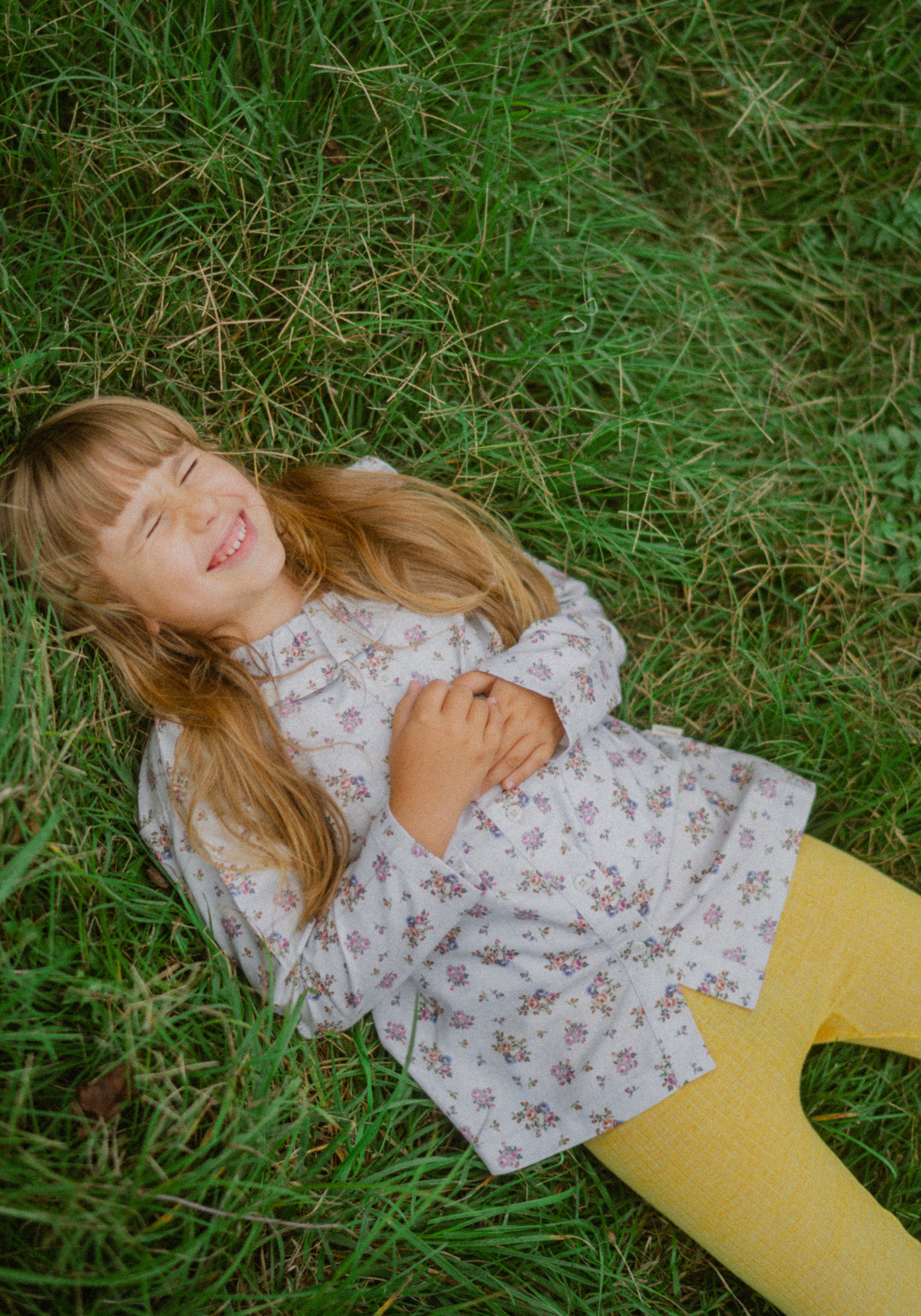 Cămașă flanel din bumbac - Colchique Rose Gris Motif