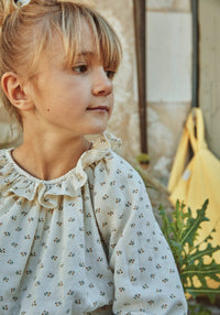 Cămașă din muselină dublă de bumbac - Charme Hors Saison Tan Poudre Organic HipHip.ro