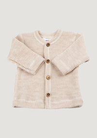 Cardigan lână merinos - Rib Creme Joha HipHip.ro