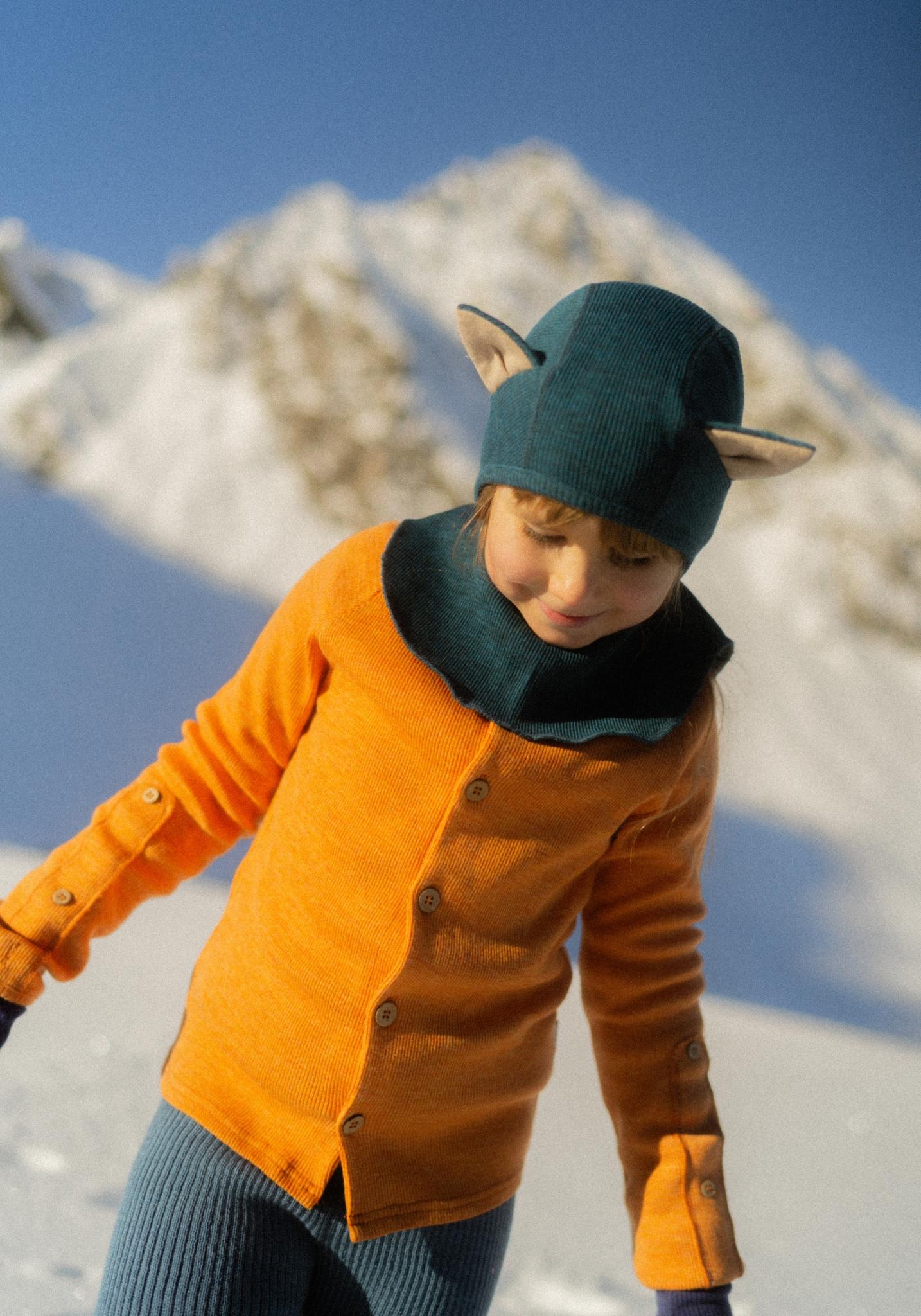 Cardigan lână merinos - Tangerine Marmelade