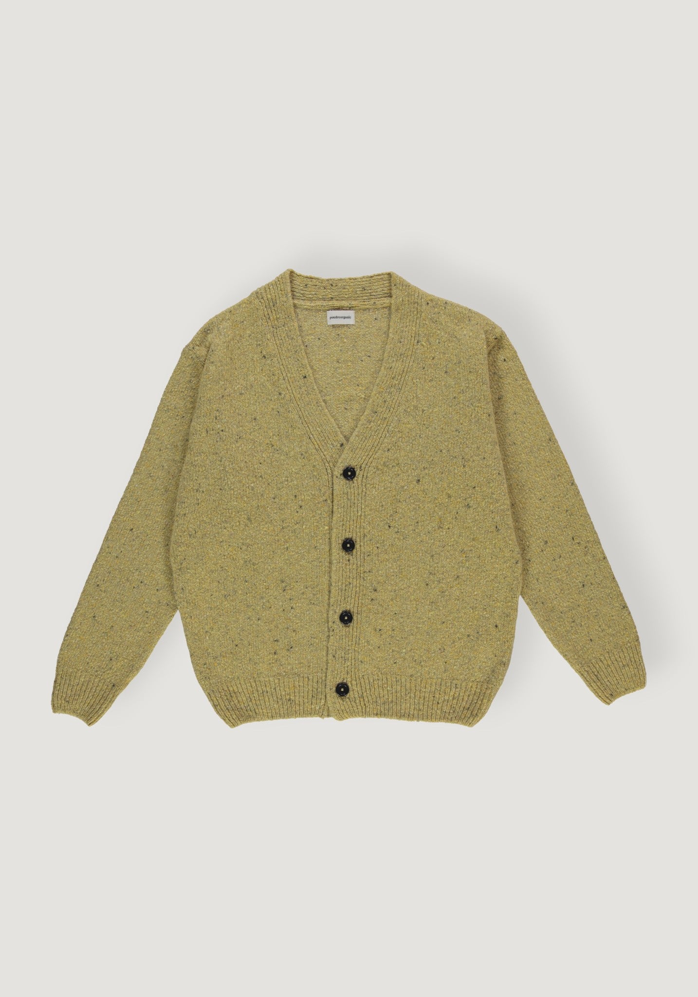 Cardigan tricotat din lână - Ammi Speckled Yellow
