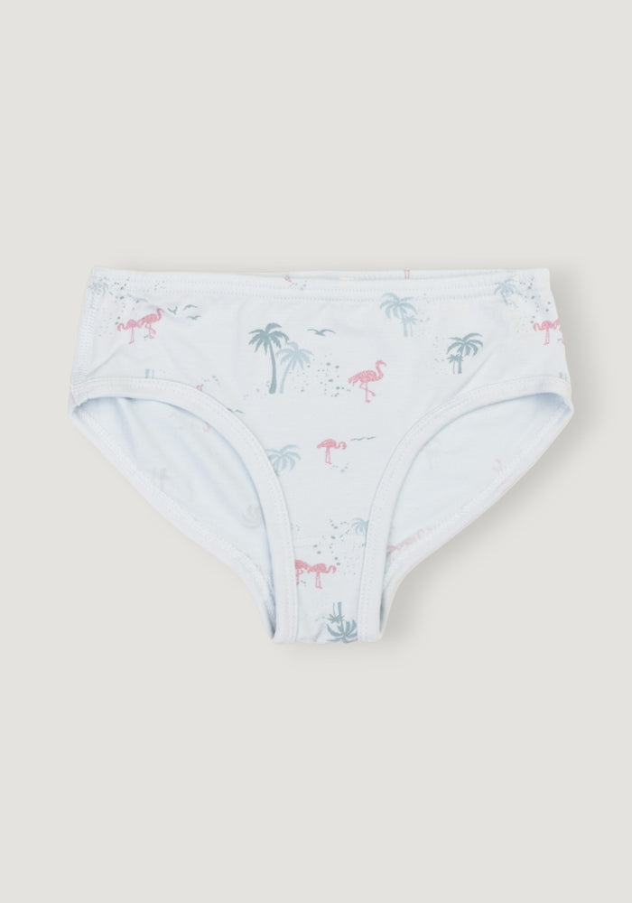 Chilot Briefs fete din bambus - Flamingo Light Blue