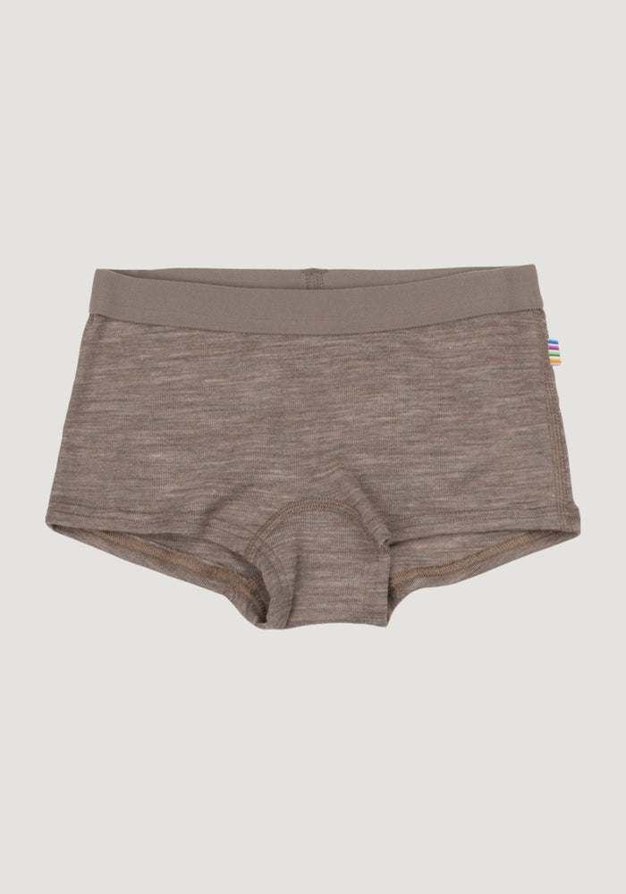 Chilot Hipster fete din lână merinos și mătase - Beige Melange