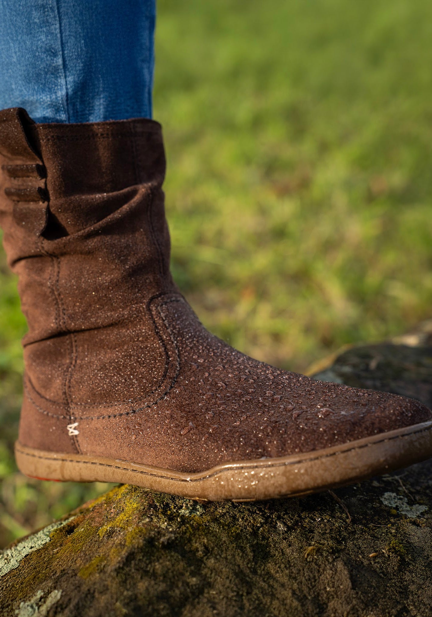 Cizme Barefoot îmblănite - Brown