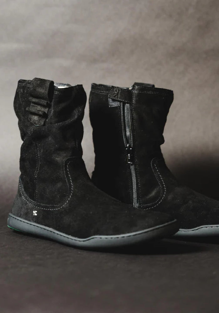 Cizme Barefoot îmblănite femei - Black