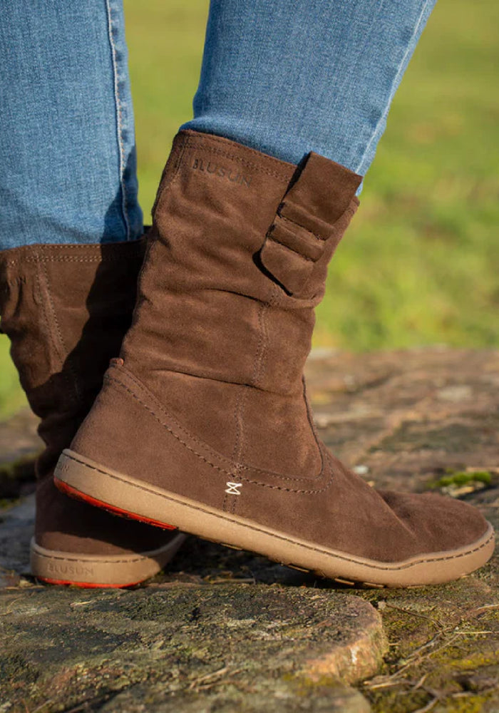 Cizme Barefoot îmblănite femei - Brown
