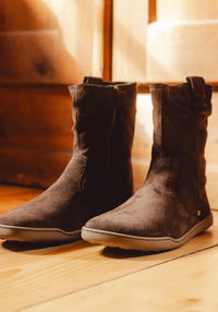 Cizme Barefoot îmblănite femei - Brown