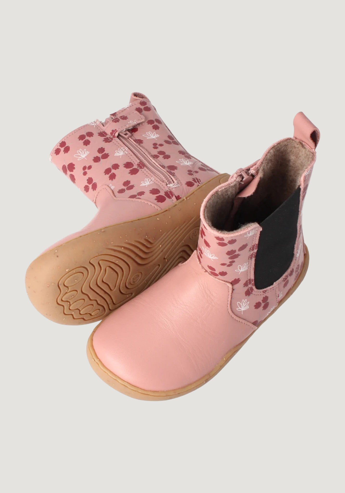 Cizme Barefoot îmblănite - Vikunja Winter Rosa BLifestyle HipHip.ro