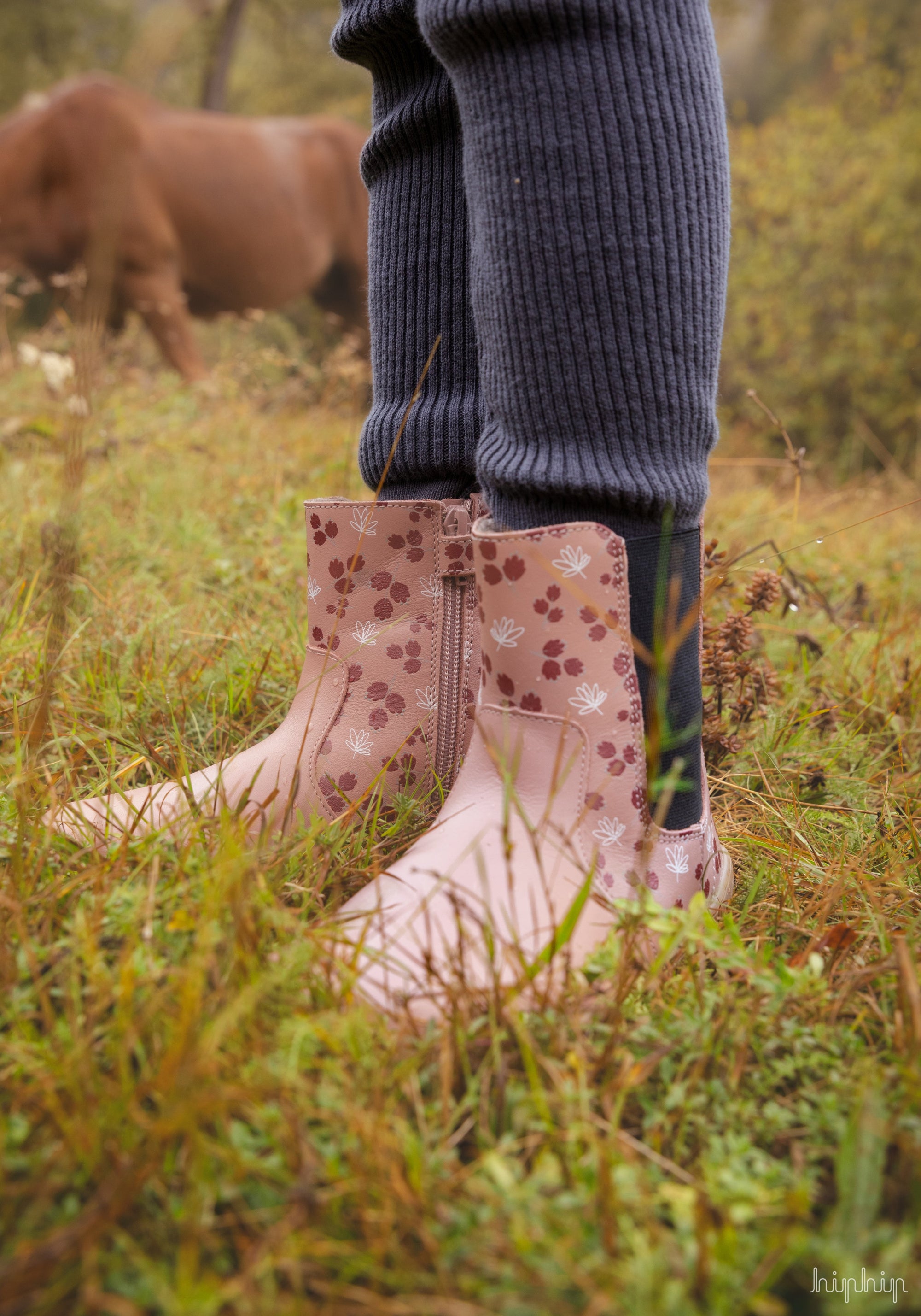 Cizme Barefoot îmblănite - Vikunja Winter Rosa BLifestyle HipHip.ro