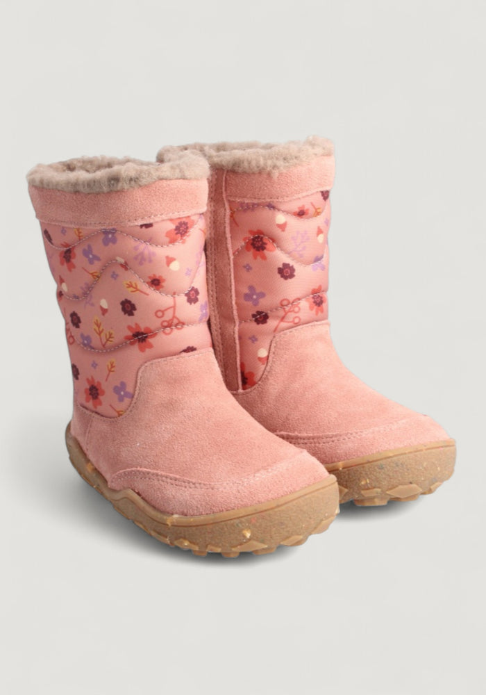 Cizme Barefoot impermeabile îmblănite - Alpaka Winter Rosa