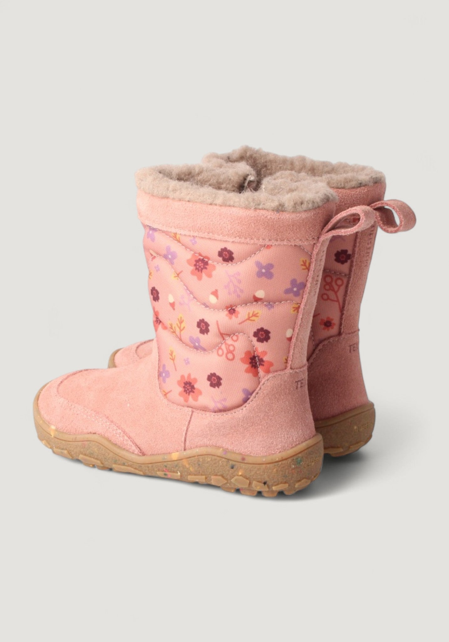 Cizme Barefoot impermeabile îmblănite - Alpaka Winter Rosa
