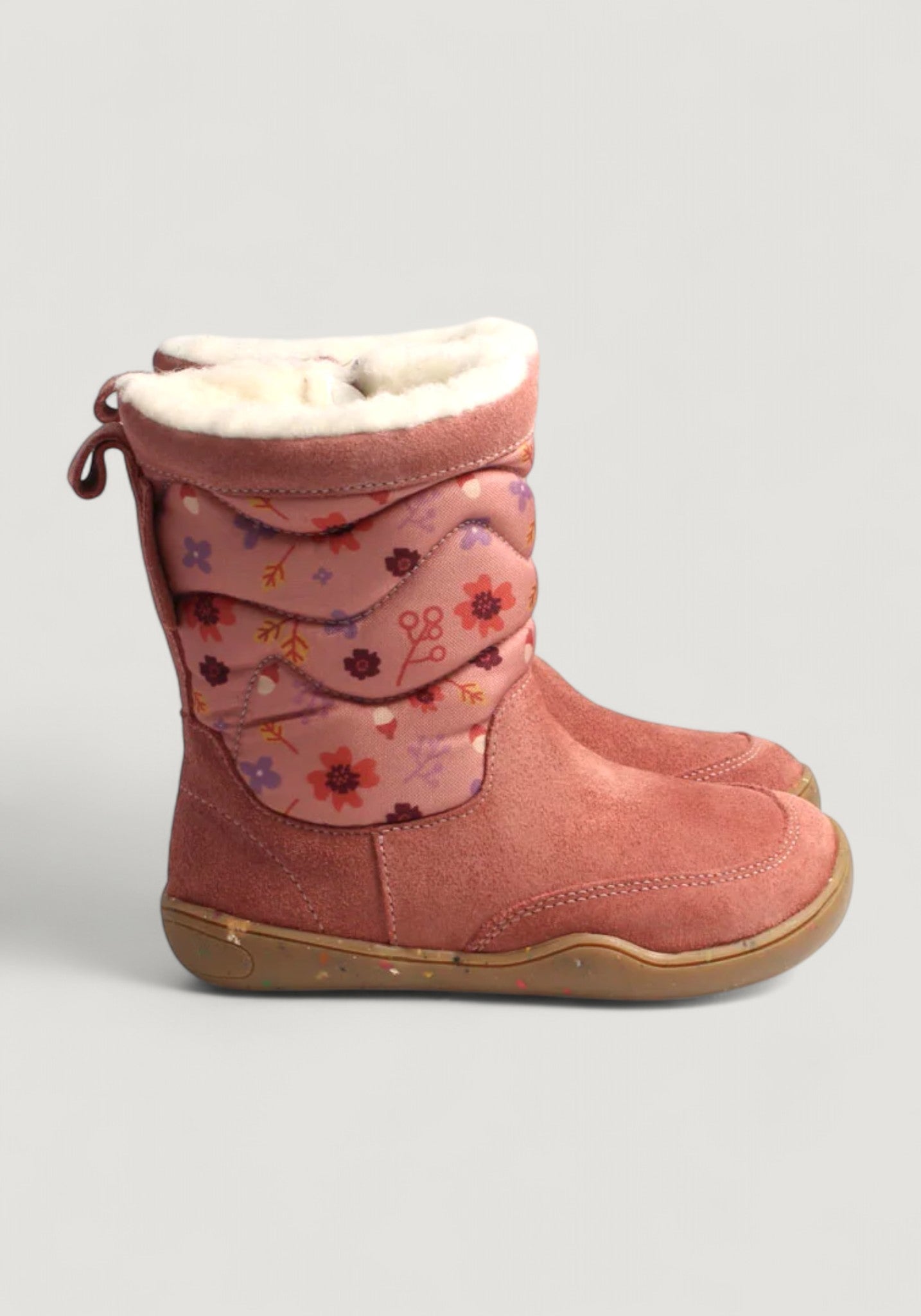 Cizme Barefoot impermeabile îmblănite - Alpaka Winter Rosa