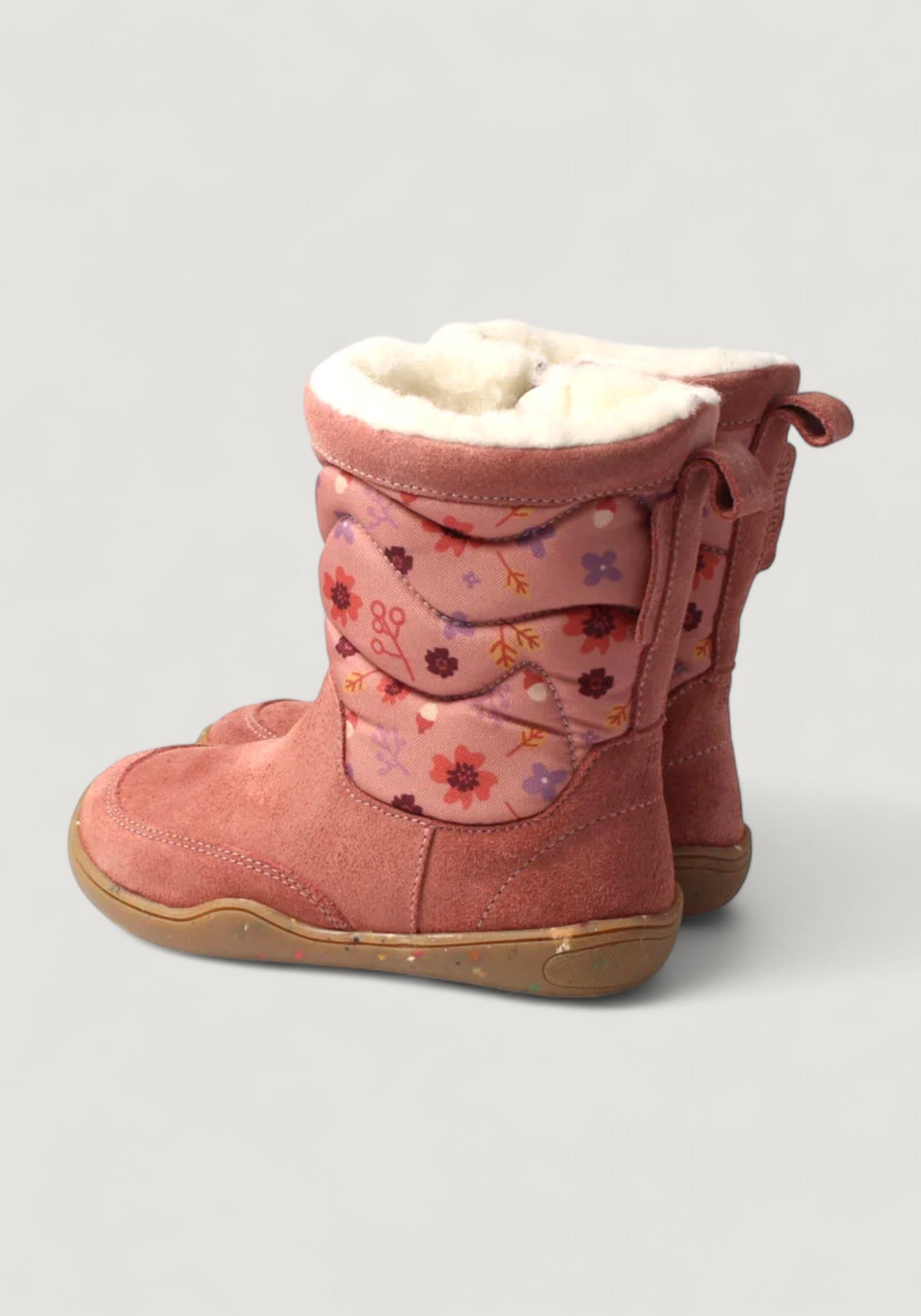 Cizme Barefoot impermeabile îmblănite - Alpaka Winter Rosa