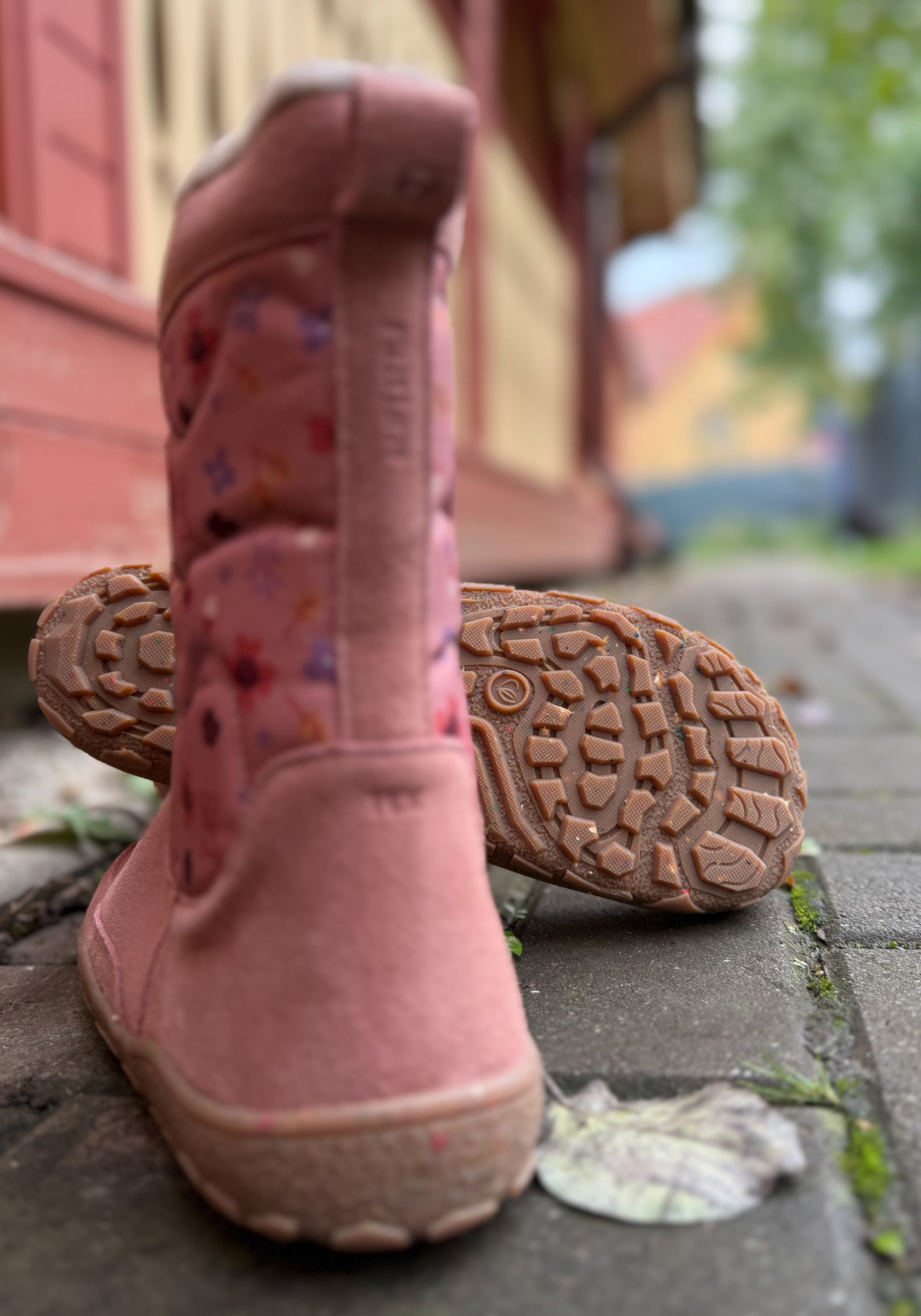 Cizme Barefoot impermeabile îmblănite - Alpaka Winter Rosa