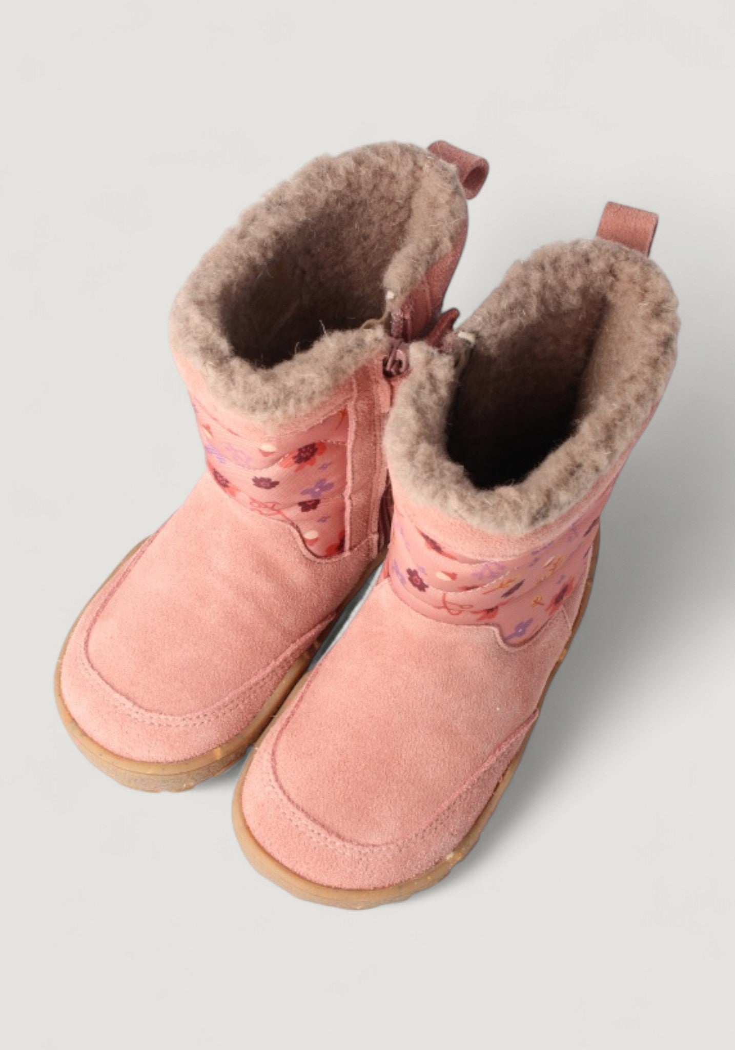 Cizme Barefoot impermeabile îmblănite - Alpaka Winter Rosa