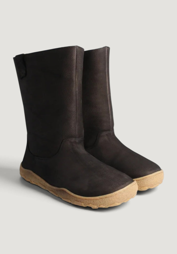 Cizme Barefoot impermeabile îmblănite - Beluga Black