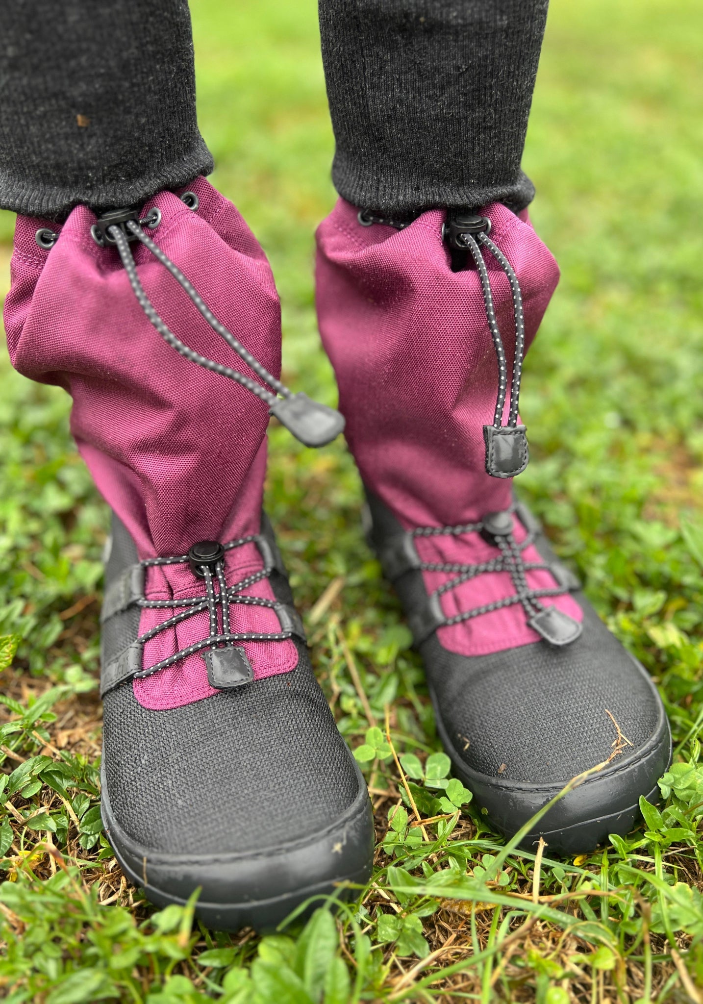 Cizme Barefoot impermeabile îmblănite - Rana Bordo Koel HipHip.ro