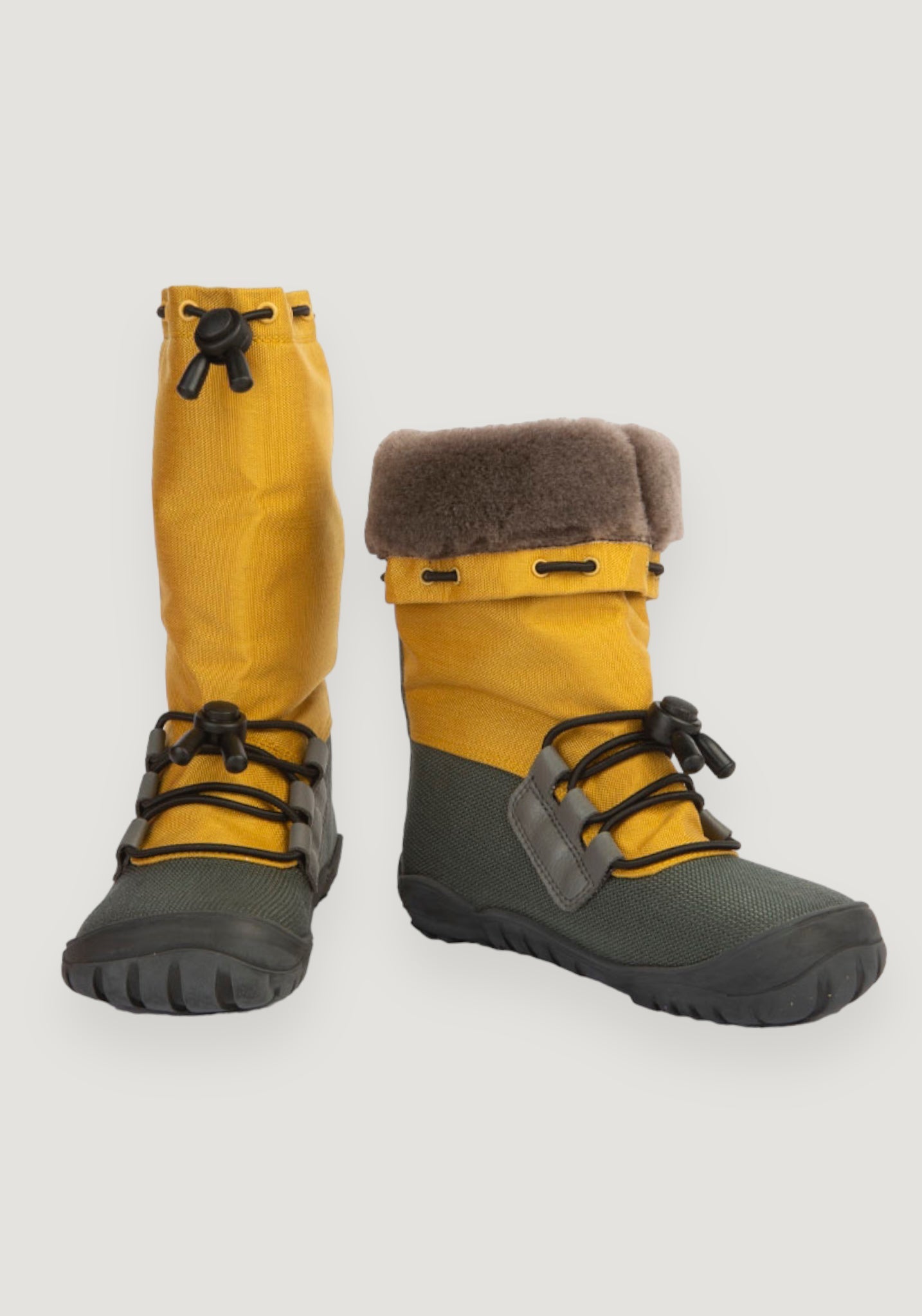 Cizme Barefoot impermeabile îmblănite - Rana Yellow Koel HipHip.ro