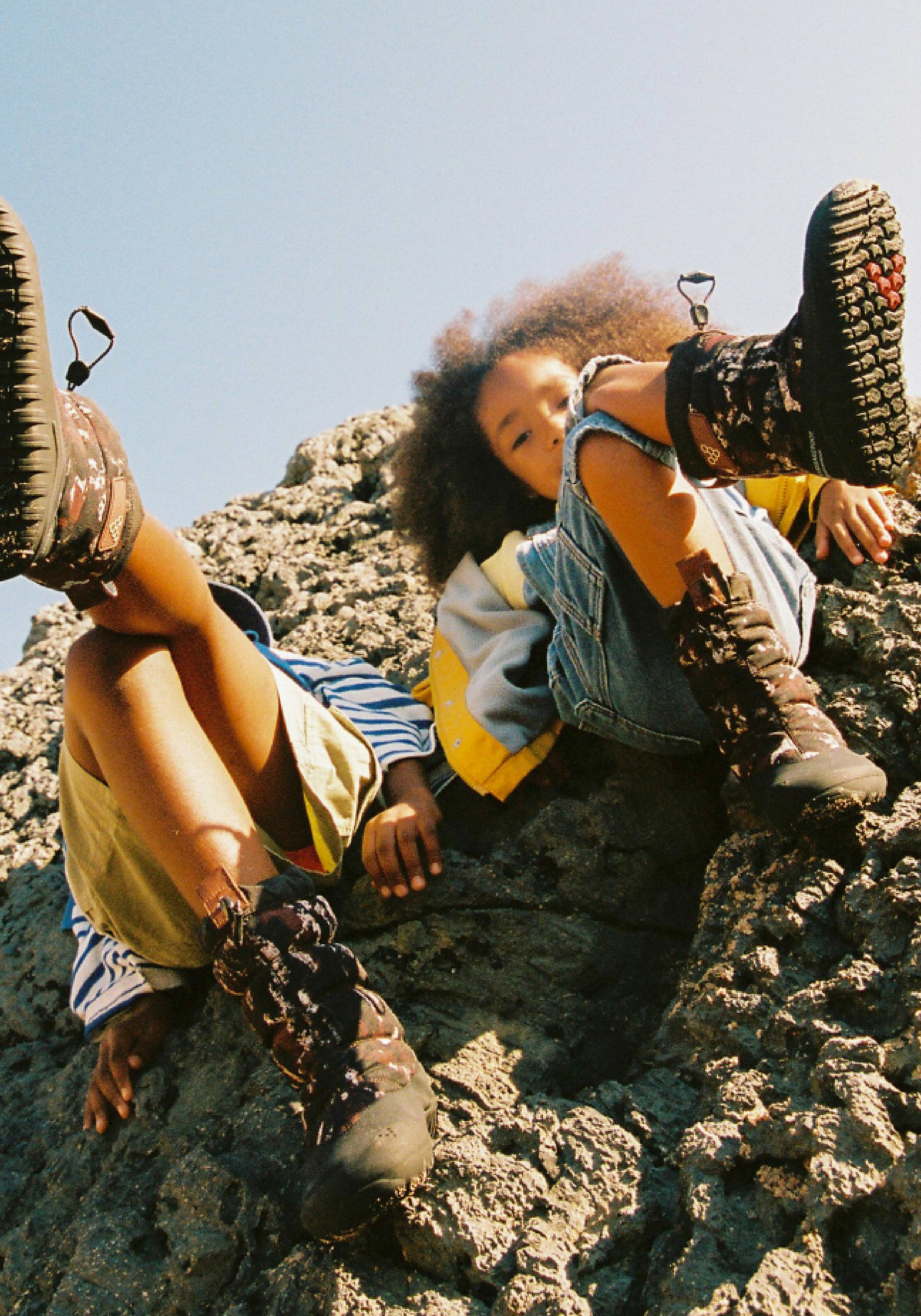 Cizme Barefoot impermeabile - Tracker Boot AT Kids Mole Print