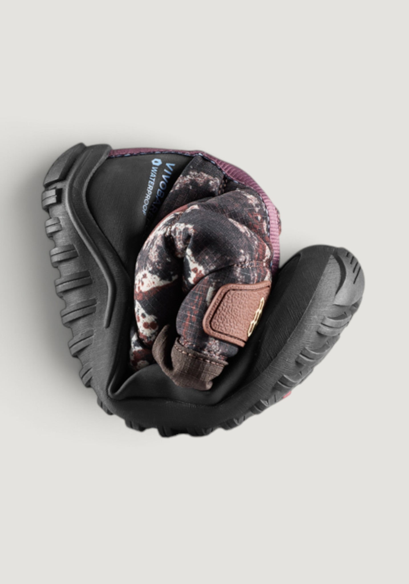 Cizme Barefoot impermeabile - Tracker Boot AT Kids Mole Print