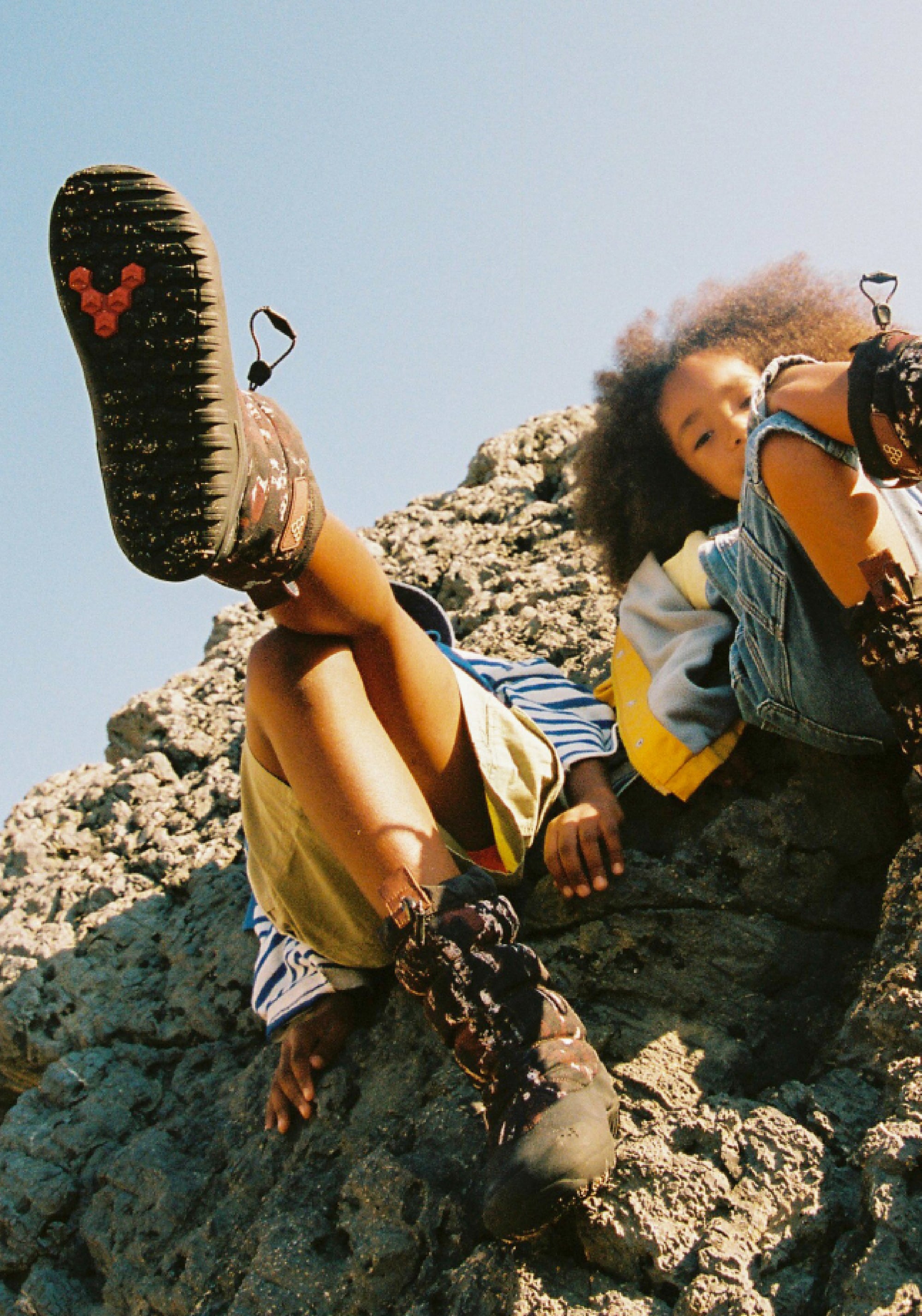Cizme Barefoot impermeabile - Tracker Boot AT Kids Mole Print