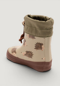 Cizme de cauciuc Barefoot îmblănite - Thermo Hedgehog