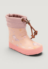 Cizme de cauciuc Barefoot îmblănite - Thermo Unicorn
