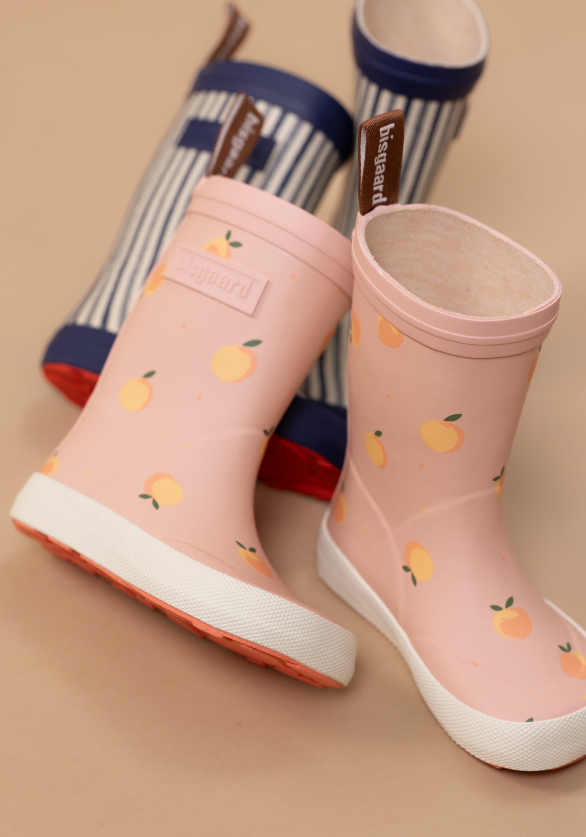 Cizme de cauciuc Barefoot - Peach Pop