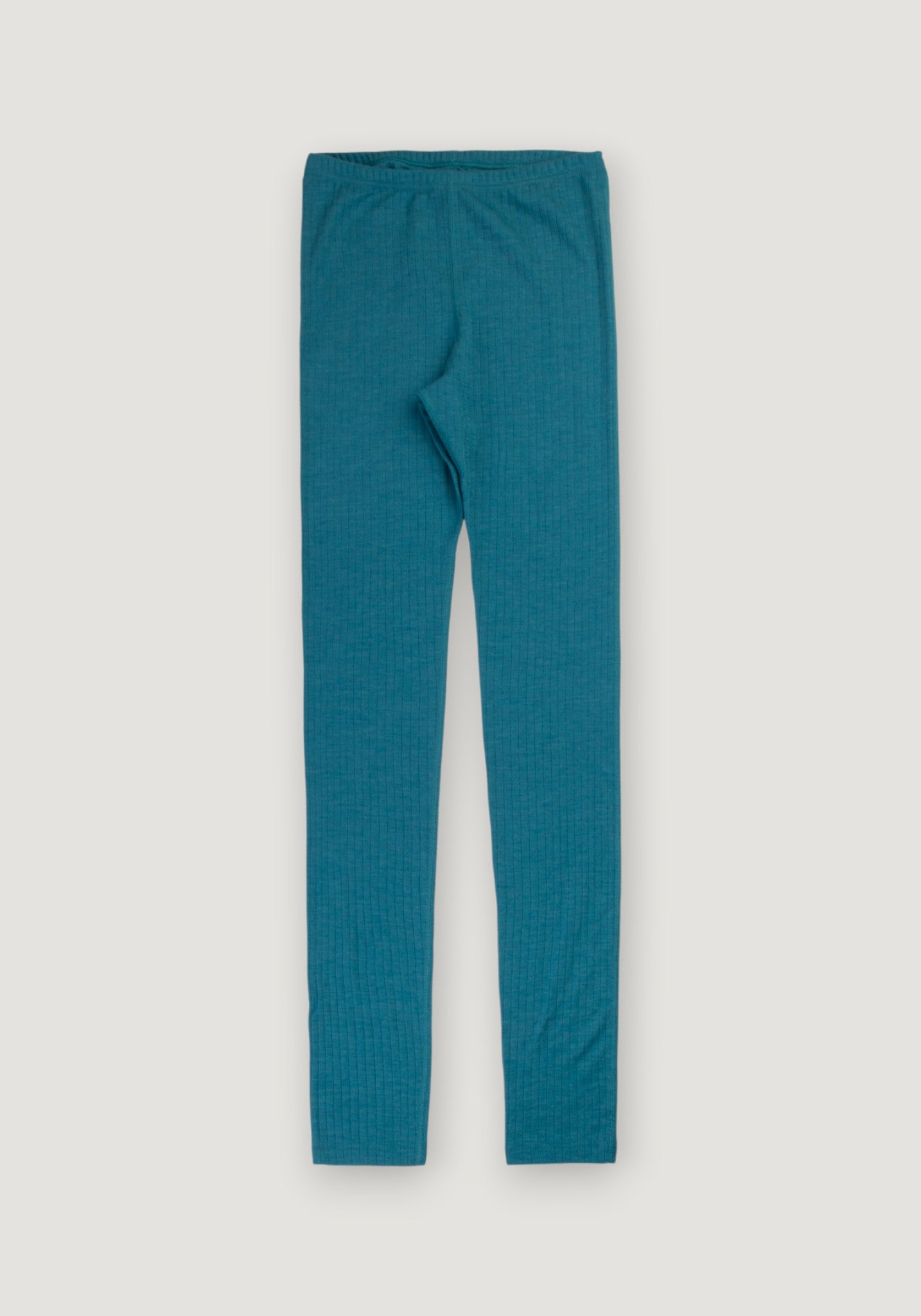 Colanți din lână merinos - Basic Turquoise