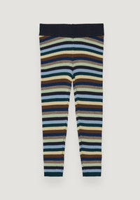 Colanți din lână merinos - Fine knit Multi Stripe 100