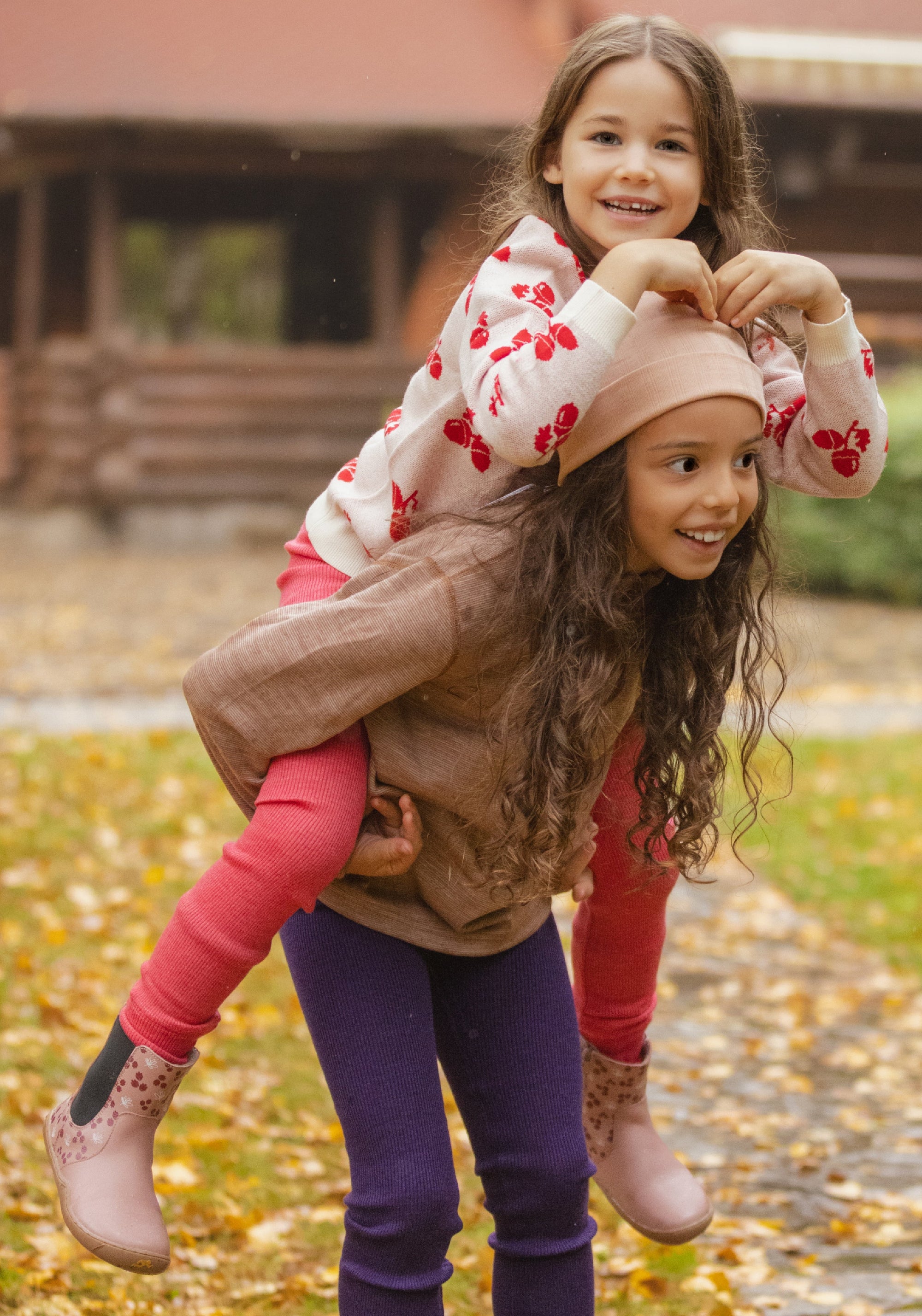 Colanți lână merinos - Pop Pink ManyMonths HipHip.ro