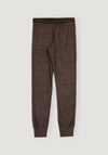 Colanți din lână merinos și bambus - Solid Brown