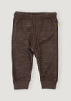Colanți din lână merinos și bambus - Solid Brown