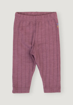 Colanți din lână merinos și mătase - Heather