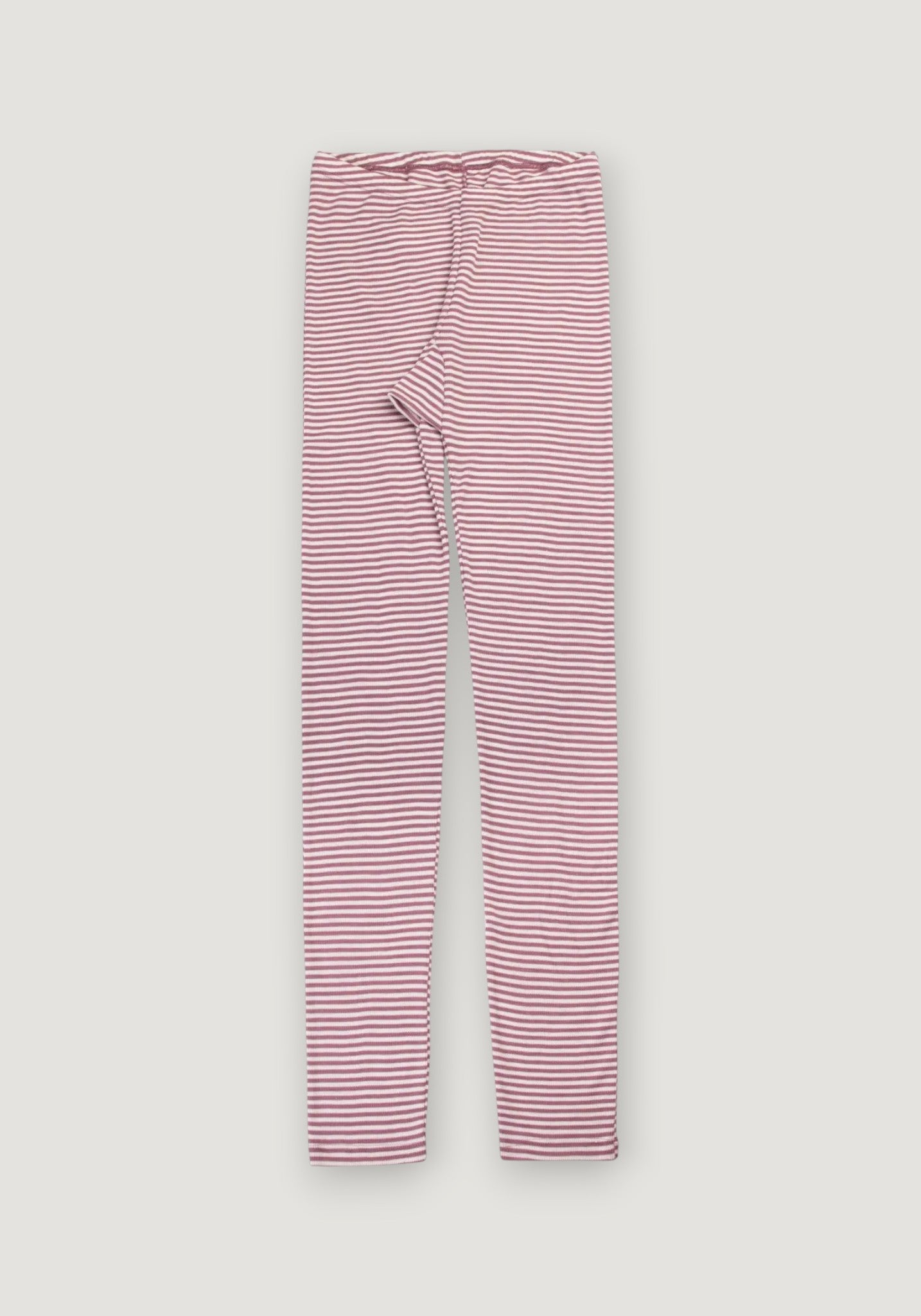 Colanți din lână merinos și mătase - Stripe Heather