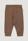 Colanți lână merinos - Single Wool Melange Warm Brown