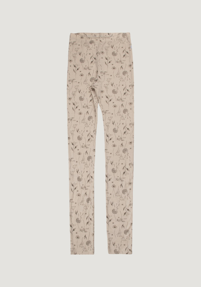 Colanți femei din lână merinos - Dandelion Beige