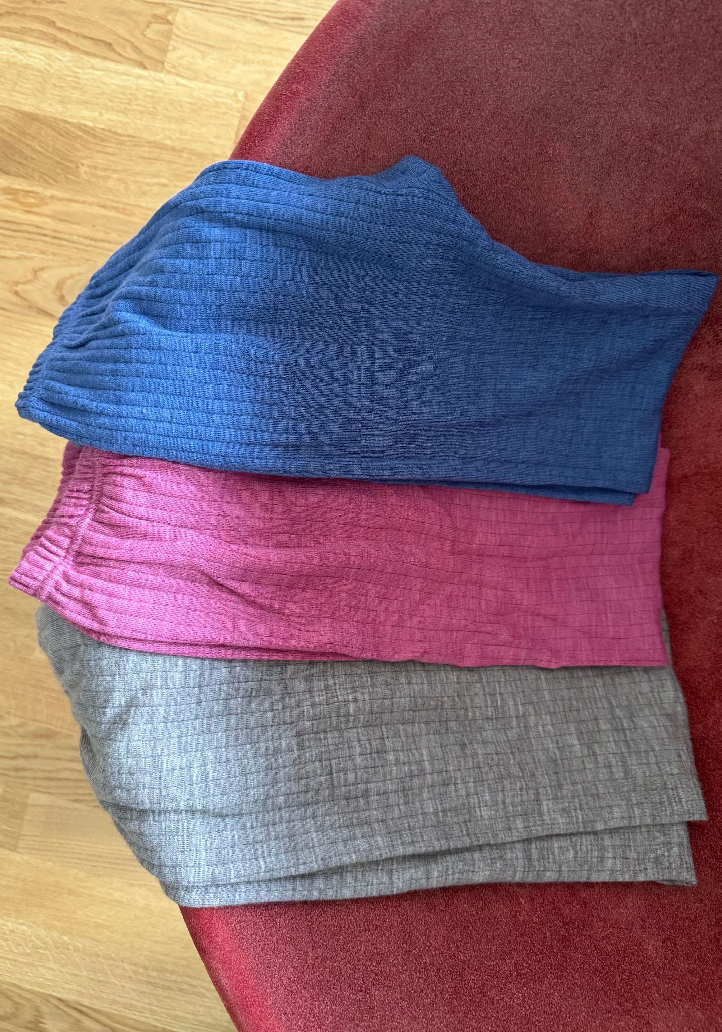 Colanți lână merinos - Basic Pink