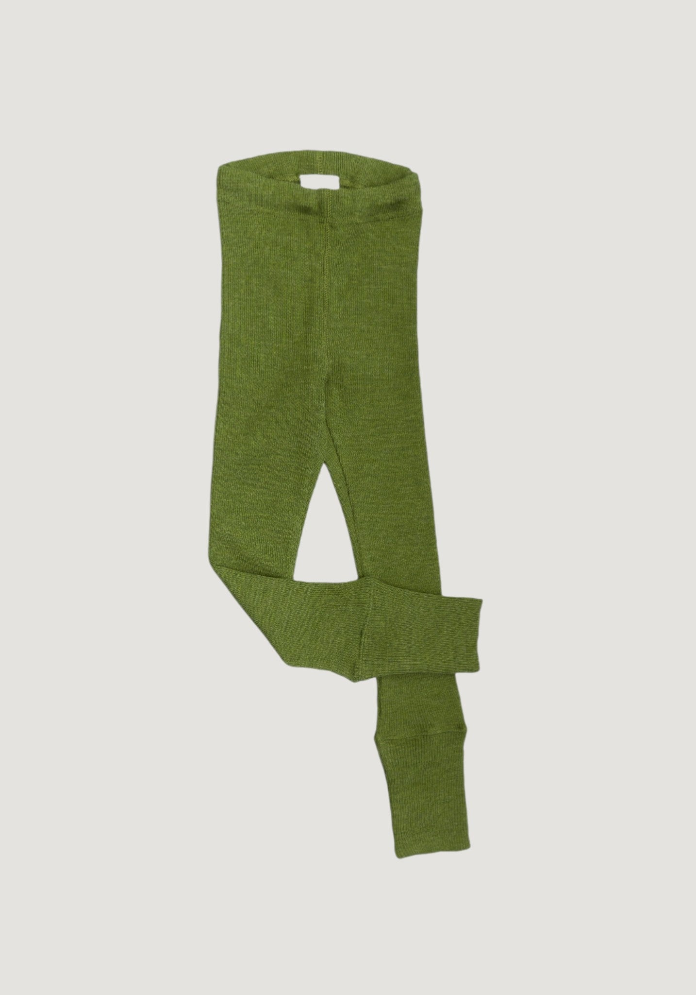 Colanți lână merinos - Garden Moss Green