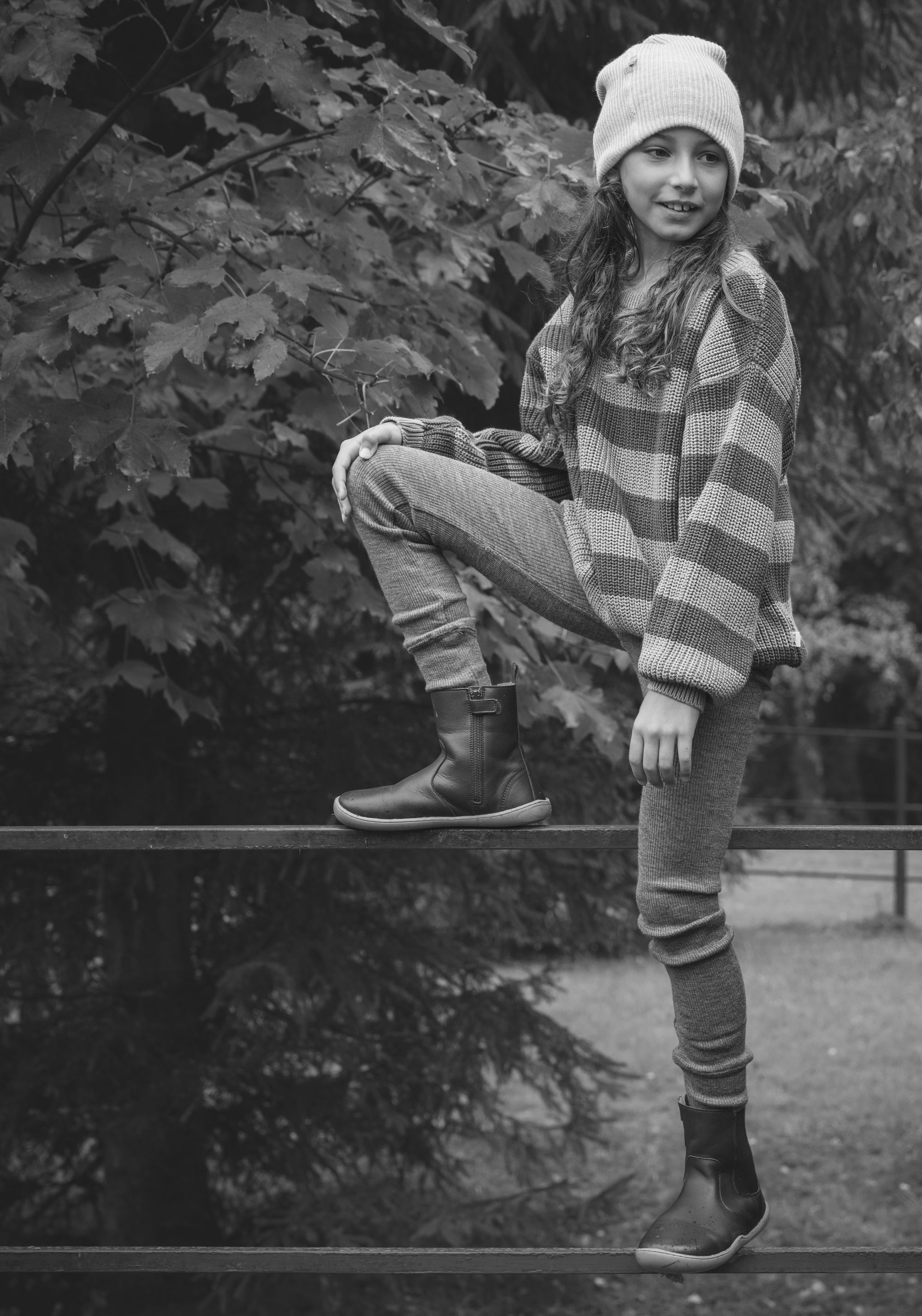 Colanți din lână merinos - Seabreeze Teal