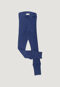 Colanți lână merinos - Twilight Blue