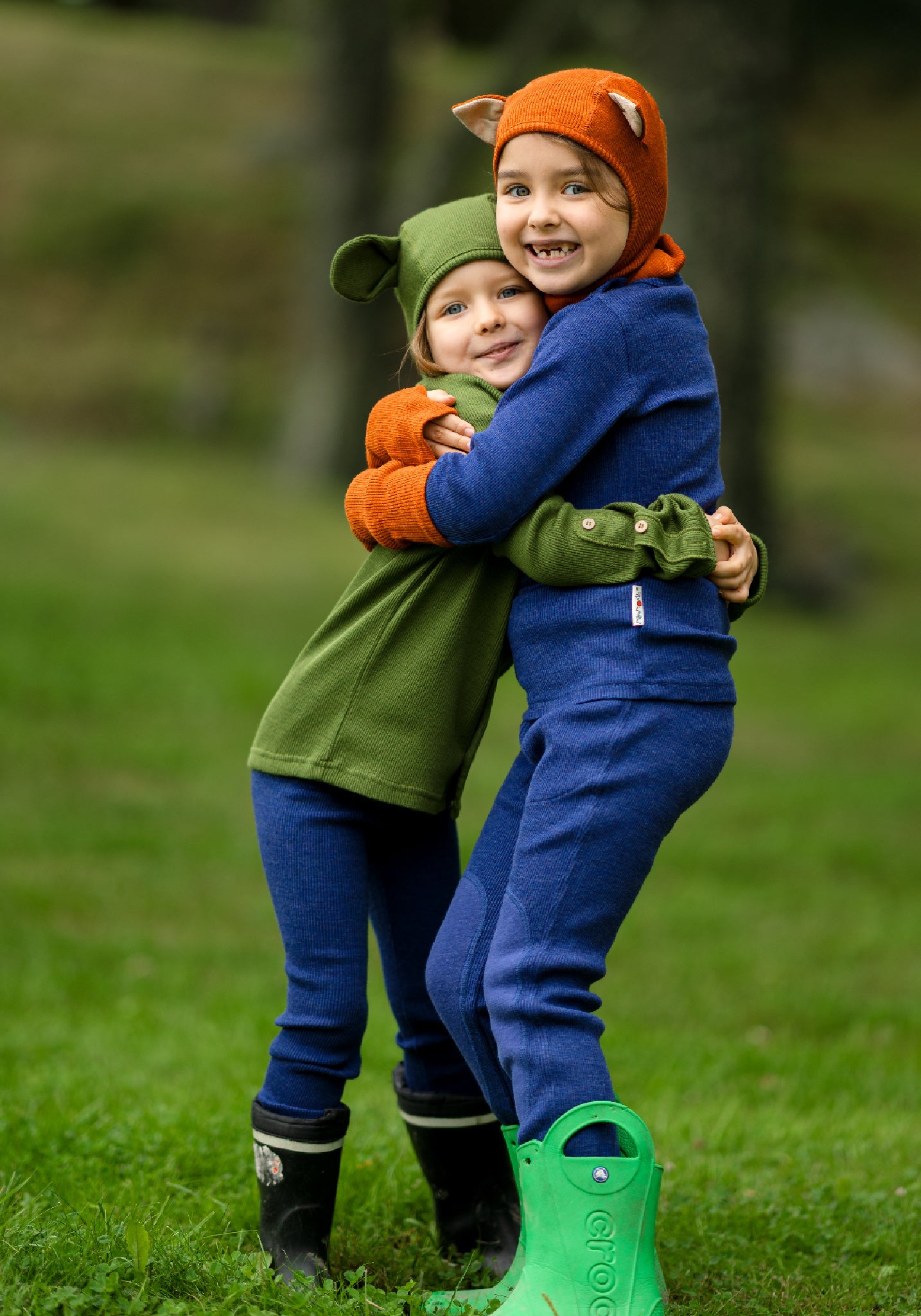 Colanți lână merinos - Twilight Blue